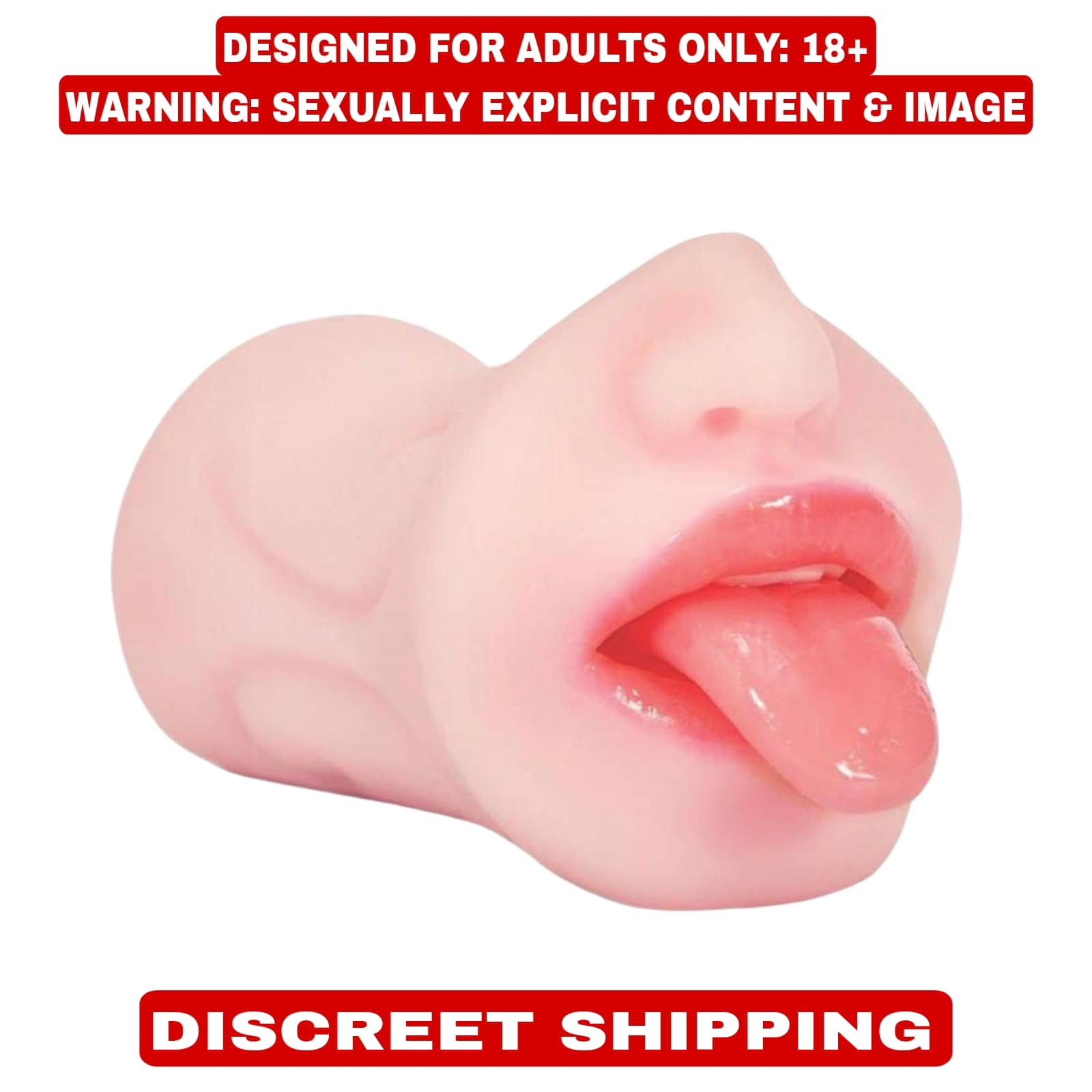 KAMAHOUSE Pocket Pussy with Real Mouth and Tongue Masturbator Low Price Sex Toy For Men