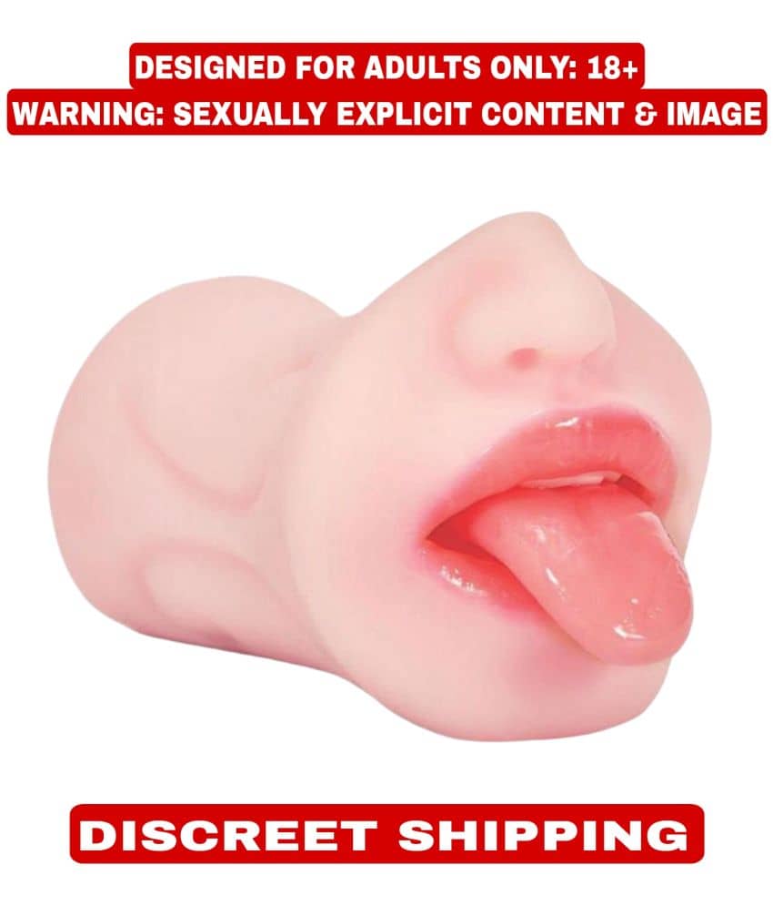 KAMAHOUSE Pocket Pussy with Real Mouth and Tongue Masturbator Low Price Sex Toy For Men