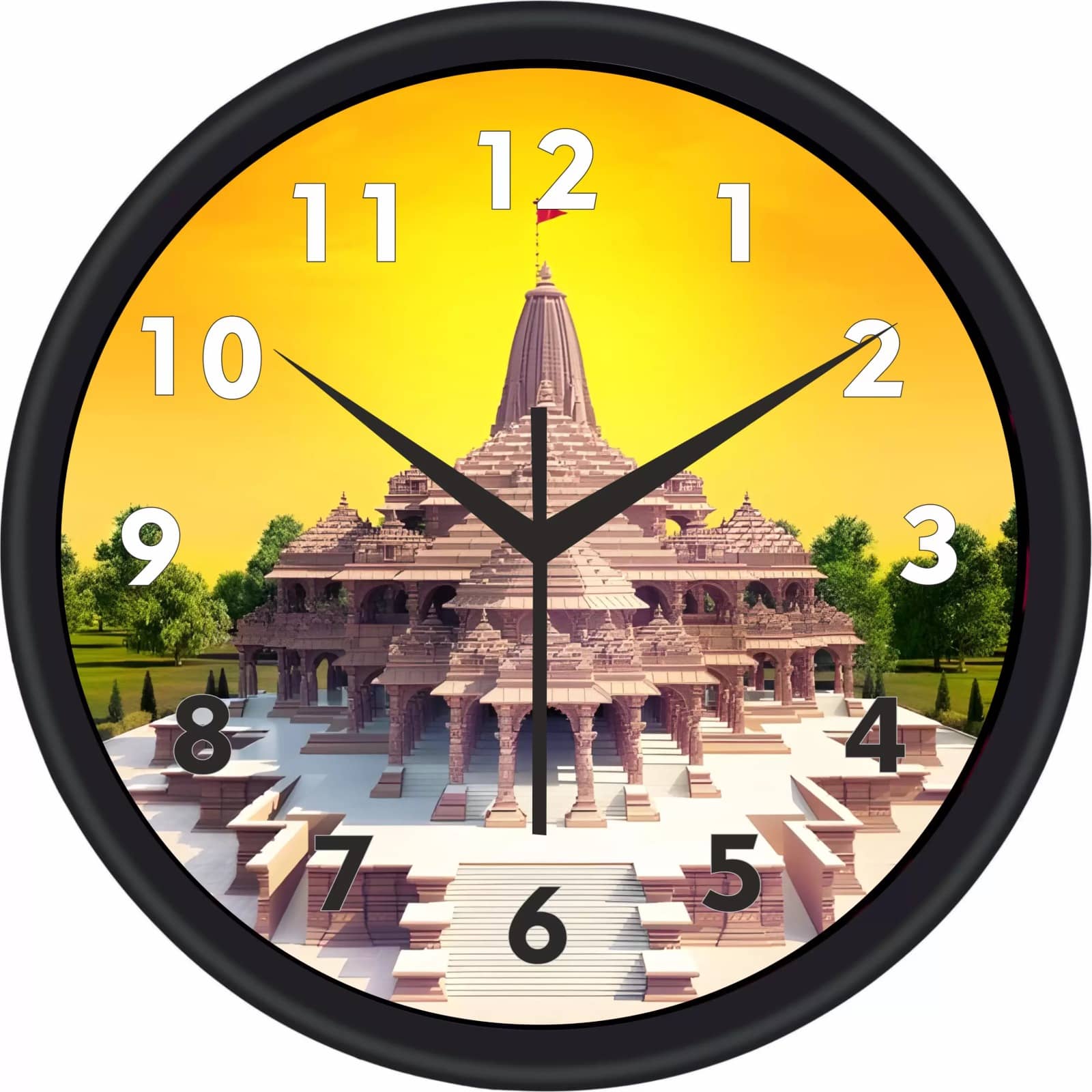 KP CRAFT Circular Analog Wall Clock