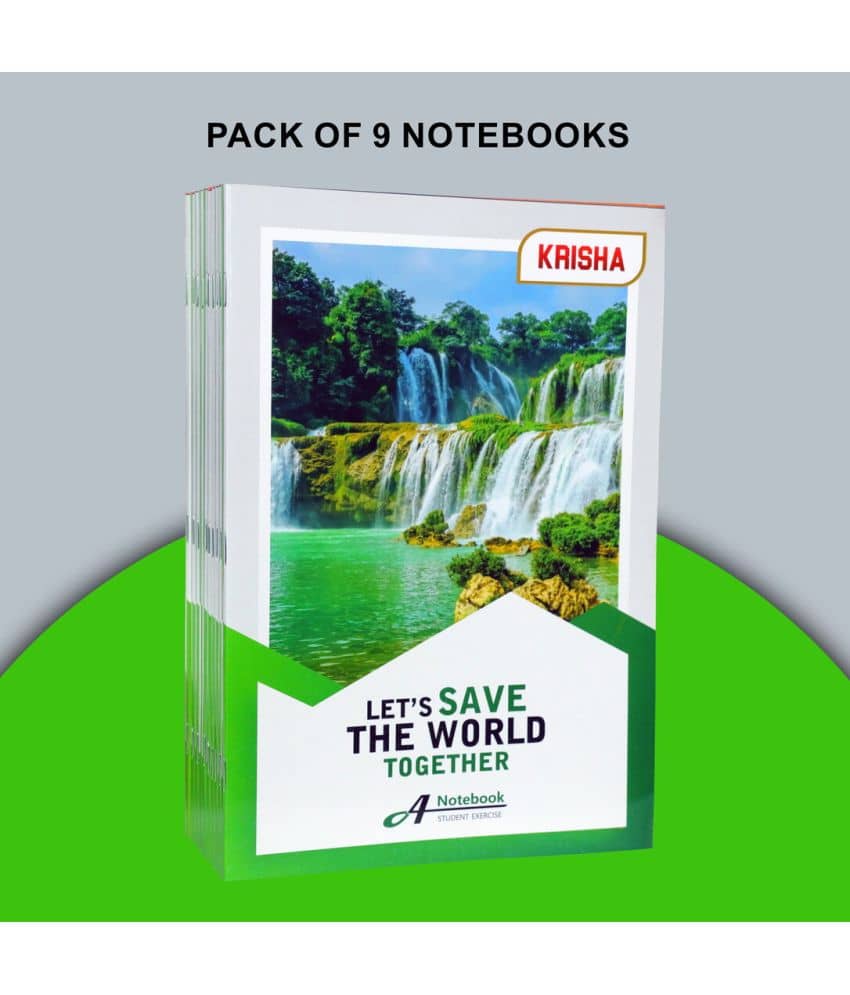 KRISHA BOOK MANUFACTURING - Other Composition Notebooks ( Pack of 9 ) - Stationery | Buy online on ZillyBuy