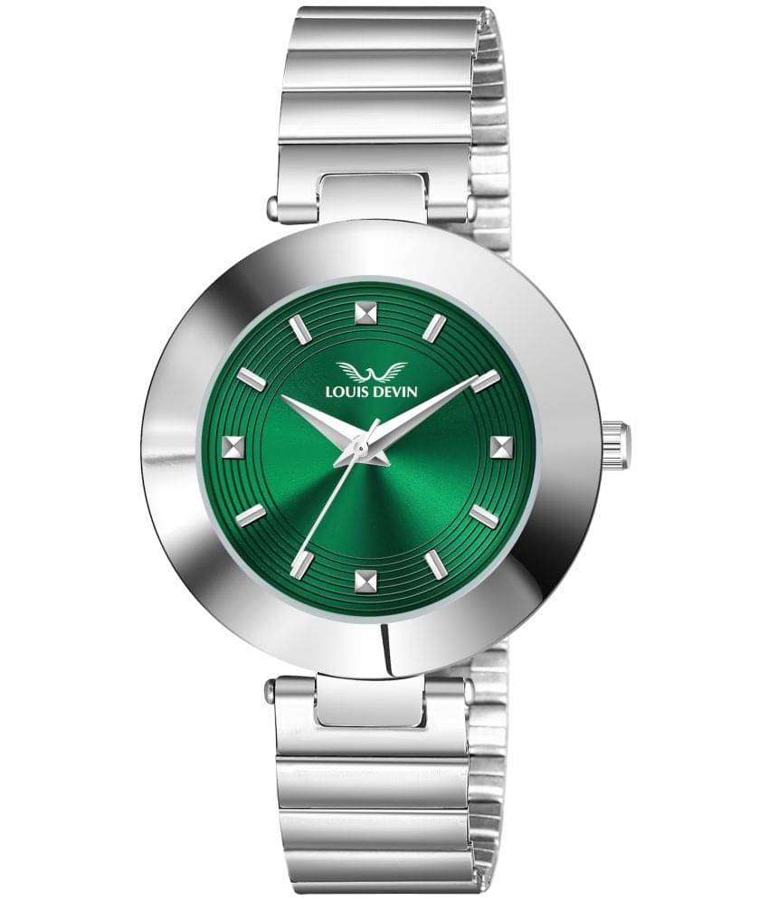     			LOUIS DEVIN Silver Metal Analog Womens Watch