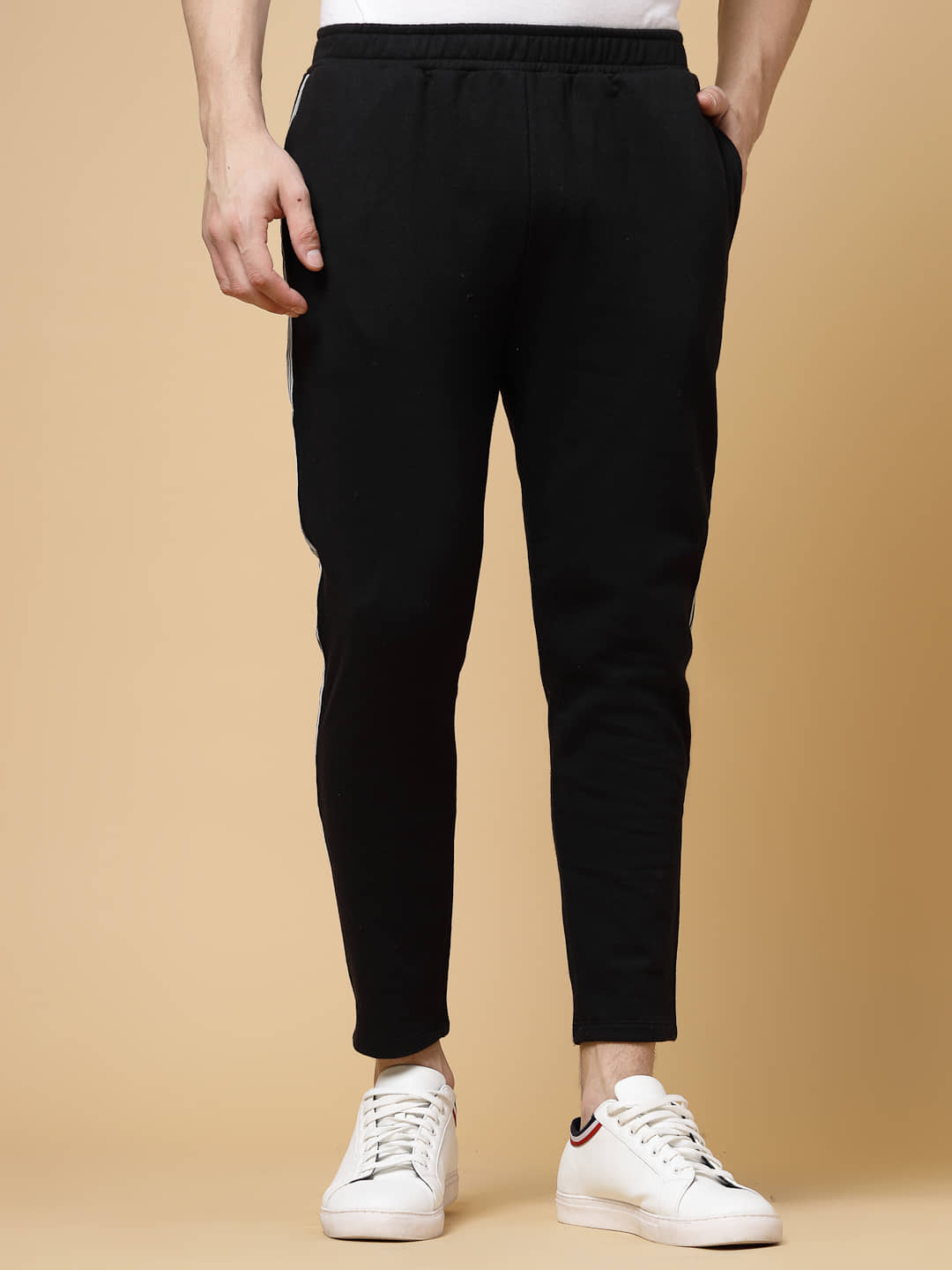 Rigo Black Fleece Men's Trackpants ( Pack of 1 ) - Track Pants | Buy online on ZillyBuy