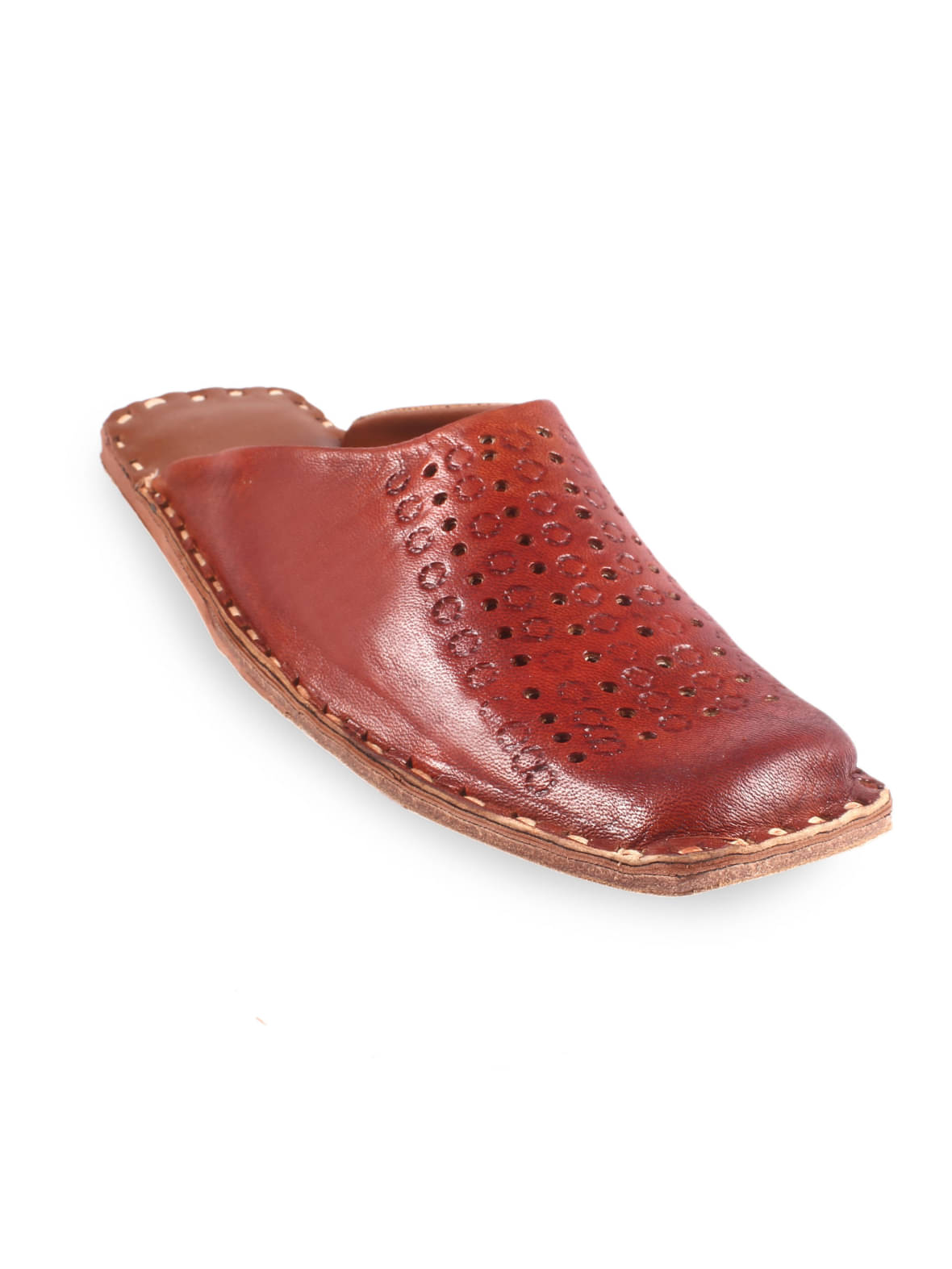     			Apratim Brown Men's Mule