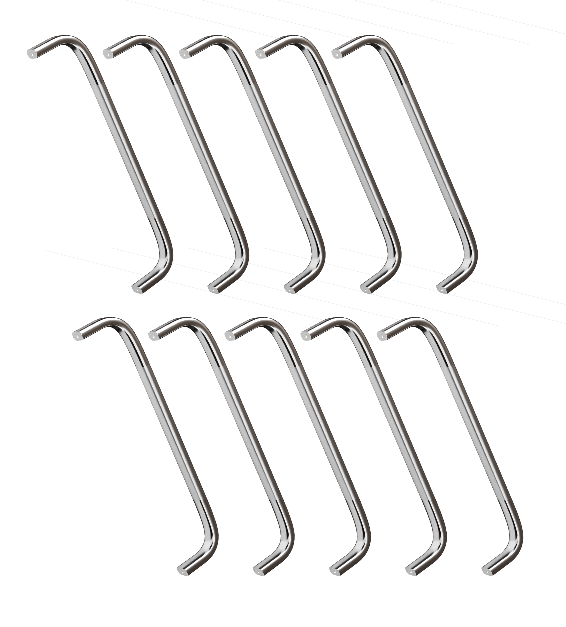     			Atlantic Capsule D Stainless Steel Drawer Cabinet Handles 4 Inch, Pack of 10 Pieces