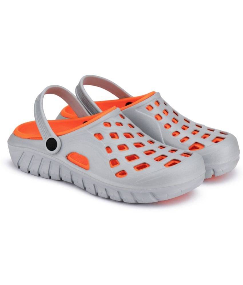     			Bersache - Grey Men's Clogs