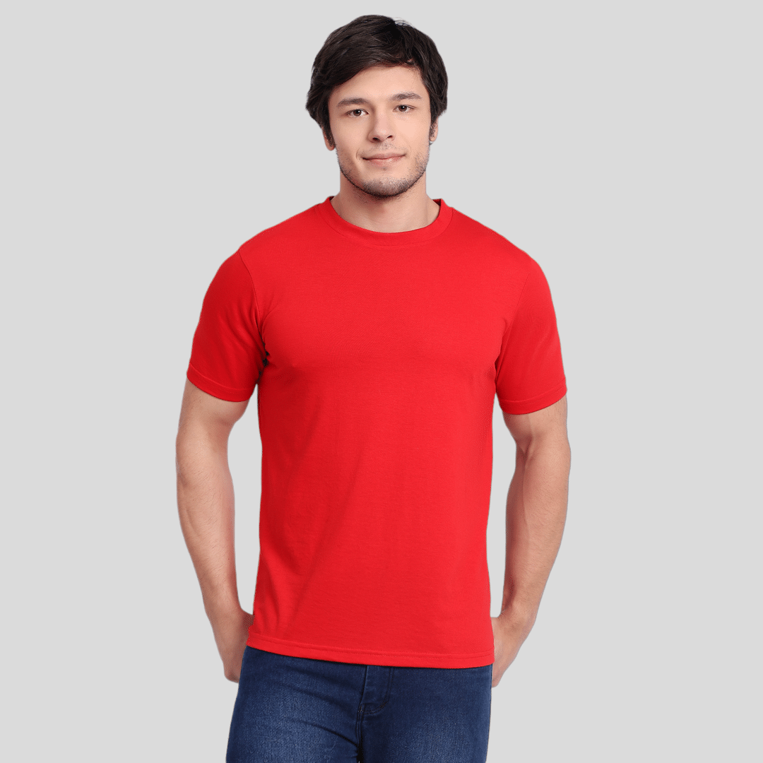     			Betrost Pack of 1 100% Cotton Regular Fit Men's T-Shirt ( Red )