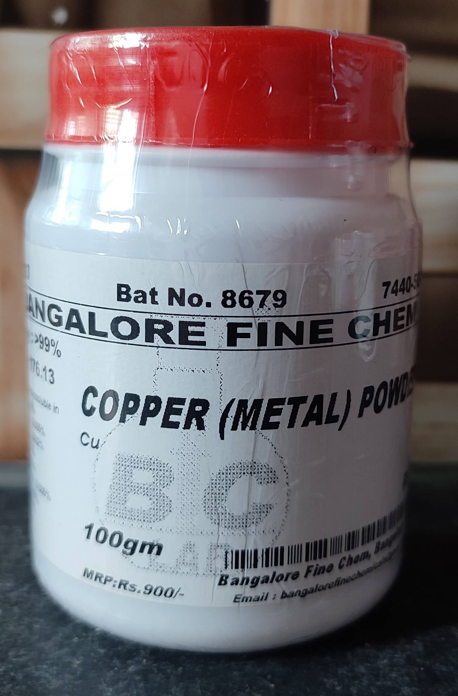     			COPPER METAL POWDER LR - 100gm