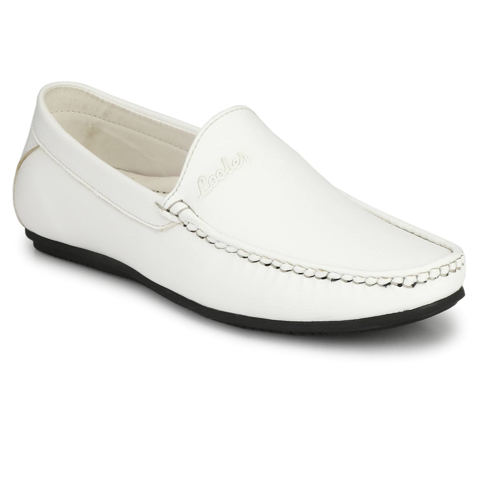     			Fashion Victim White Men's Slip on