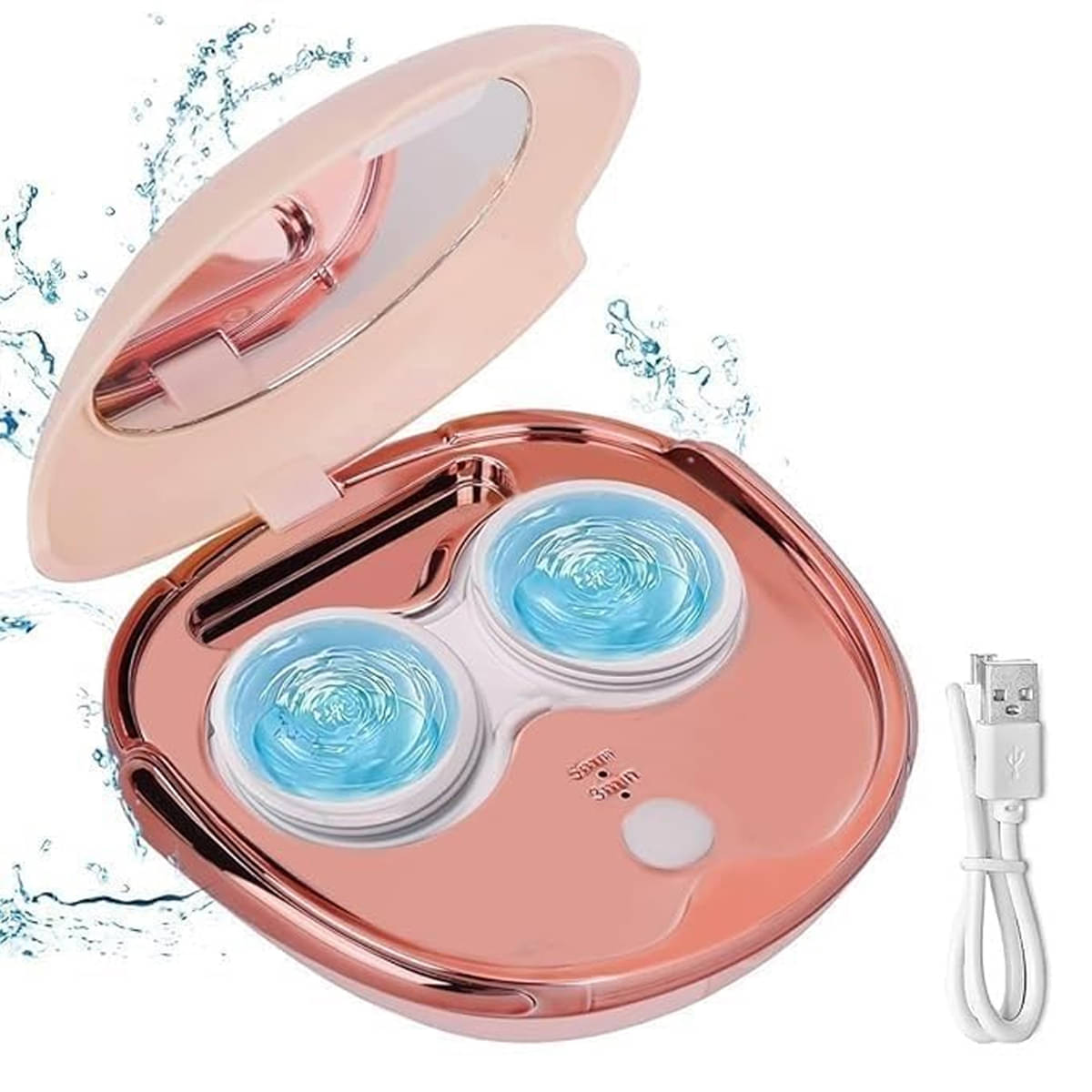 HINGOL contact lens case Multi-Purpose Solution for Non Colored Contact Lenses HINGOL contact lens case Multi-Purpose Solution for Non Colored Contact Lenses