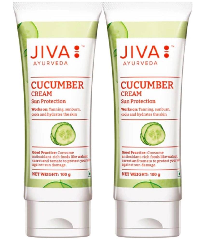     			Jiva Ayurveda Cucumber Cream -100gm (Pack of 2)