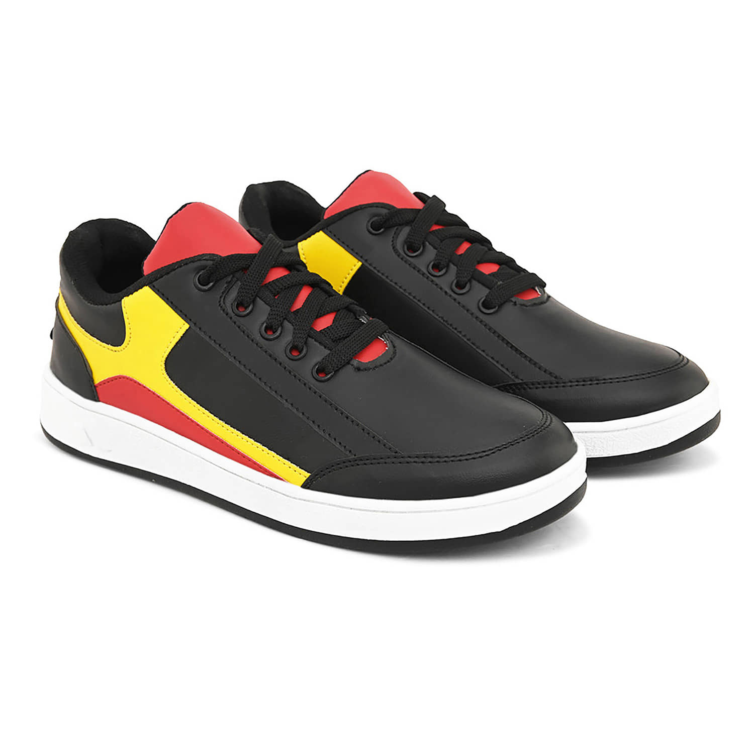 John Karsun Black Men's Sneakers - Casual Shoes | Buy online on ZillyBuy