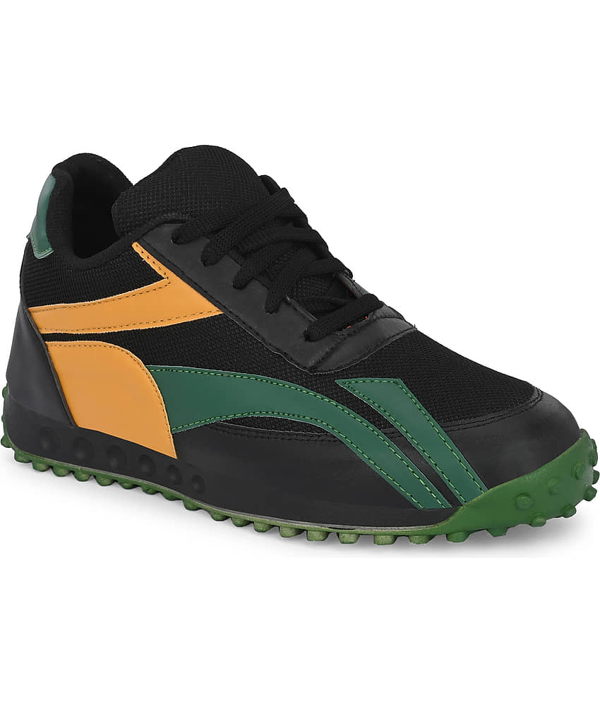 John Karsun Black Men's Sneakers - Casual Shoes | Buy online on ZillyBuy