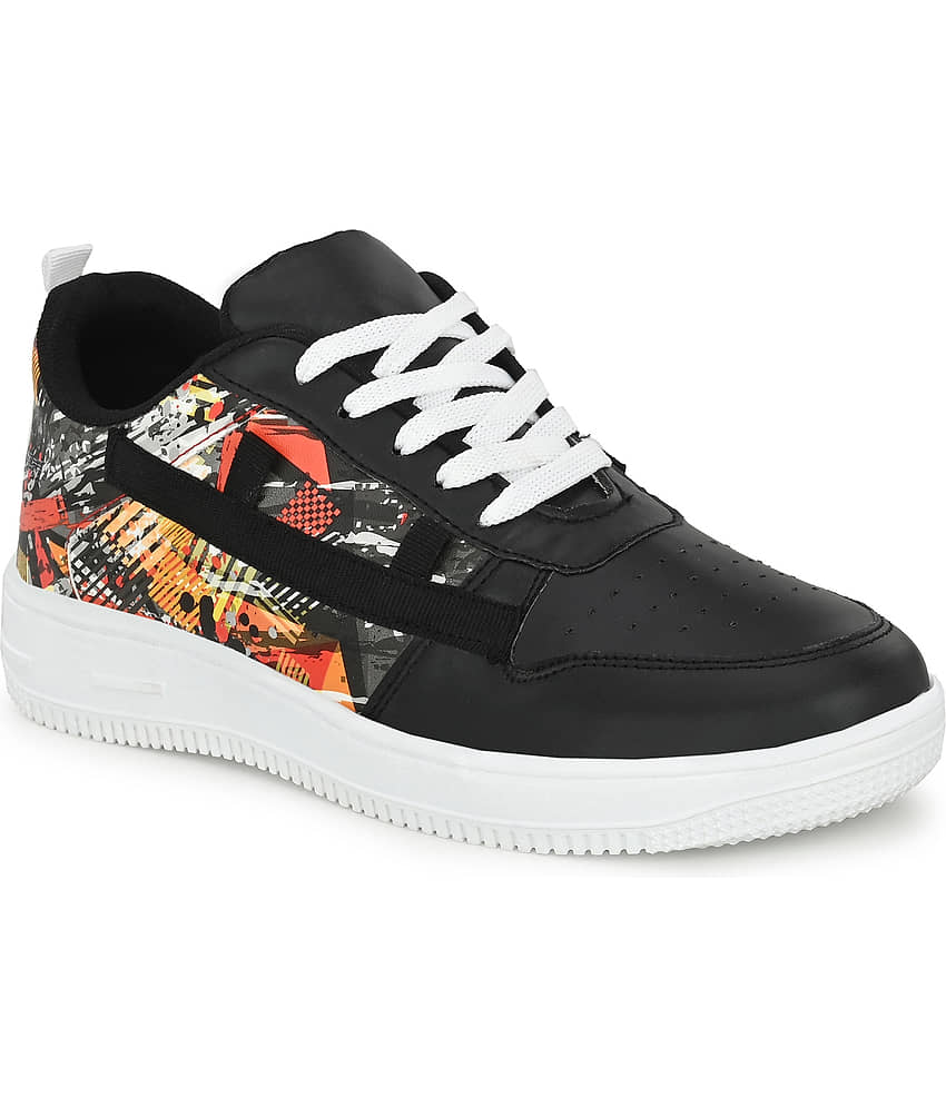 John Karsun Black Men's Sneakers - Casual Shoes | Buy online on ZillyBuy