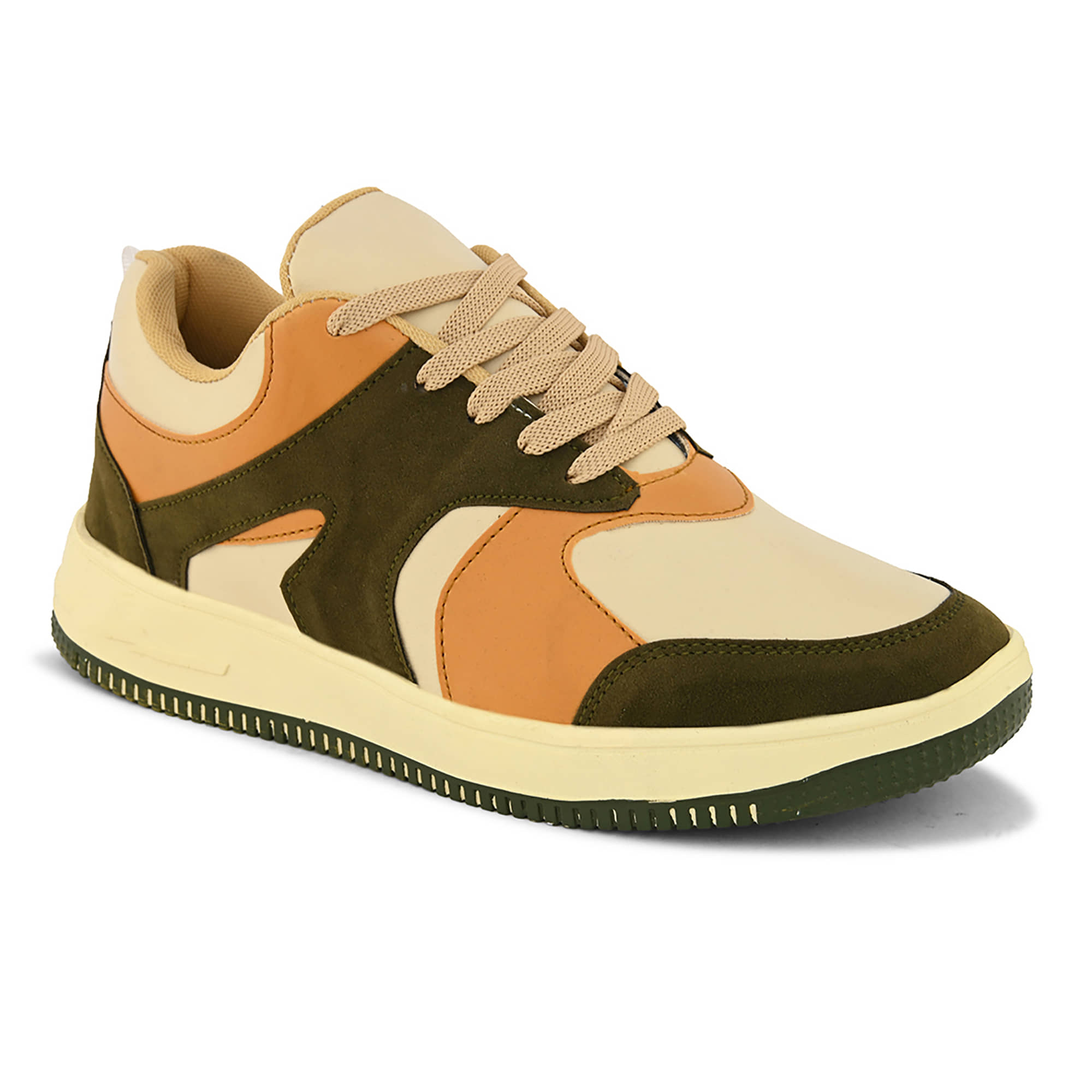 John Karsun Cream Men's Sneakers - Casual Shoes | Buy online on ZillyBuy