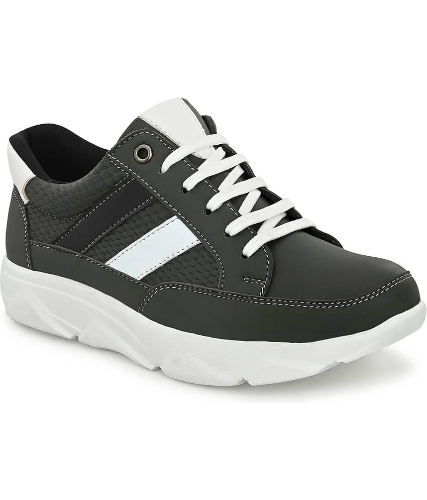 John Karsun Olive Men's Sneakers - Casual Shoes | Buy online on ZillyBuy