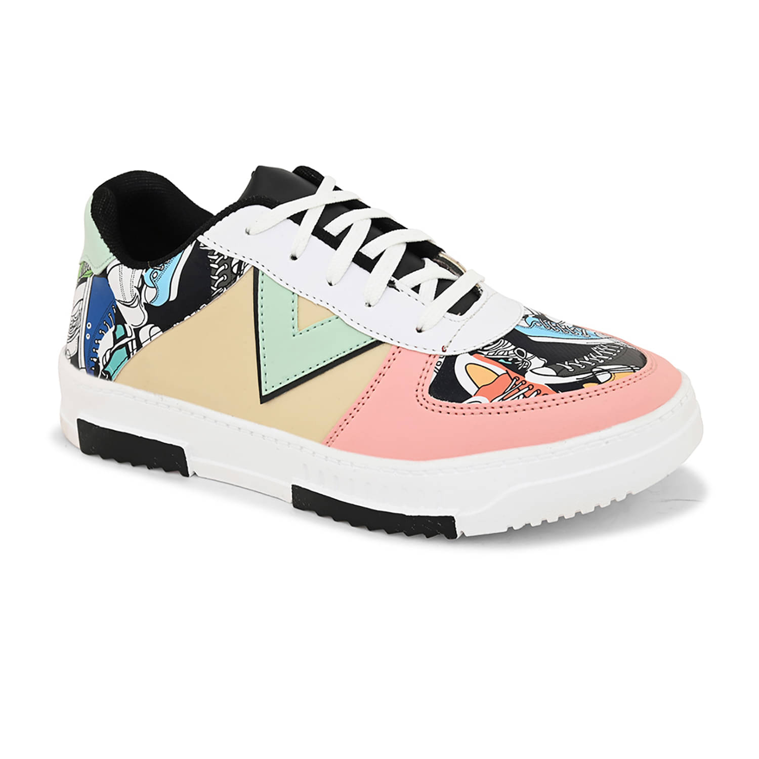     			John Karsun Pink Men's Sneakers