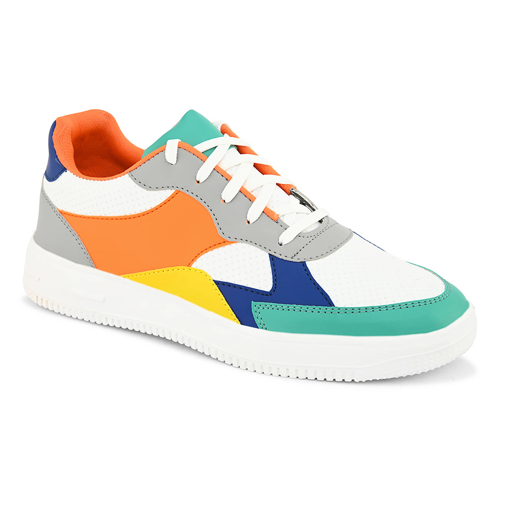     			John Karsun White Men's Sneakers