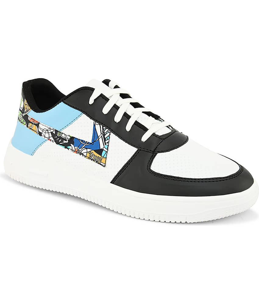John Karsun White Men's Sneakers - Casual Shoes | Buy online on ZillyBuy