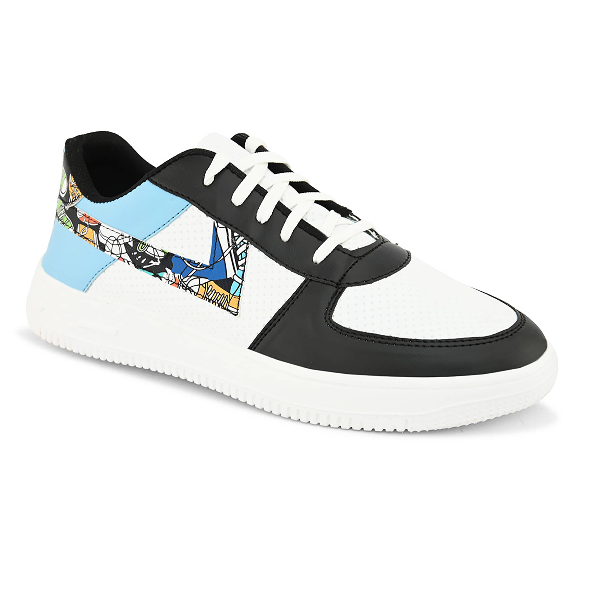     			John Karsun White Men's Sneakers