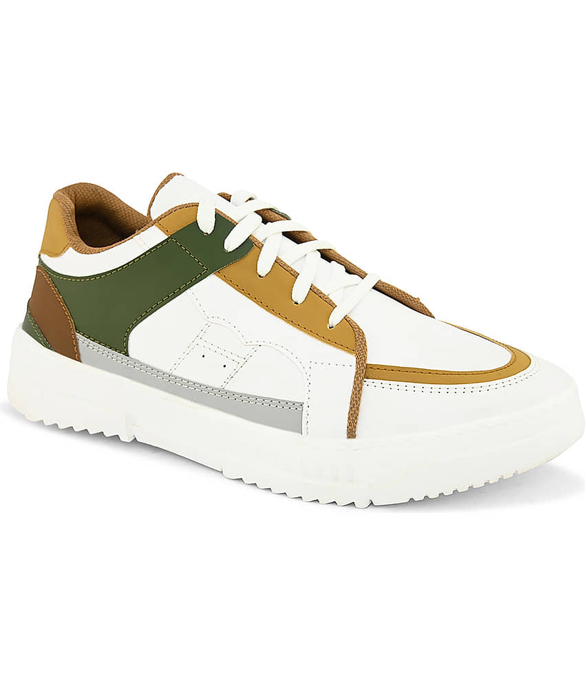 John Karsun White Men's Sneakers - Casual Shoes | Buy online on ZillyBuy