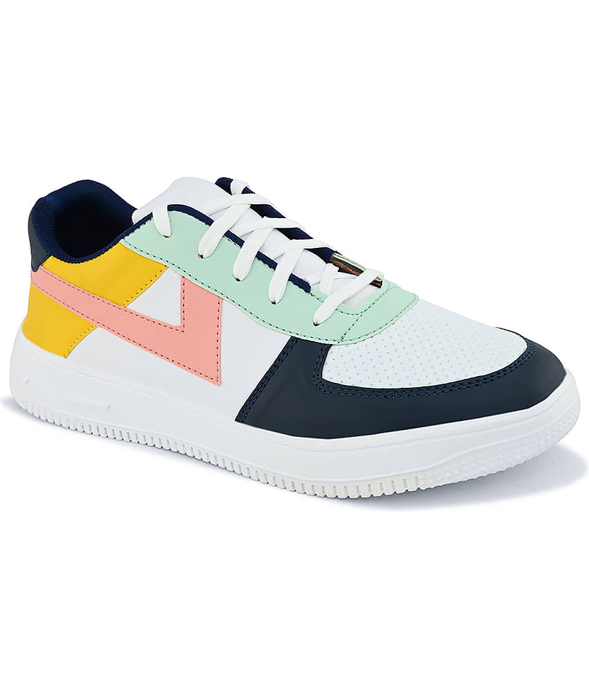 John Karsun White Men's Sneakers - Casual Shoes | Buy online on ZillyBuy