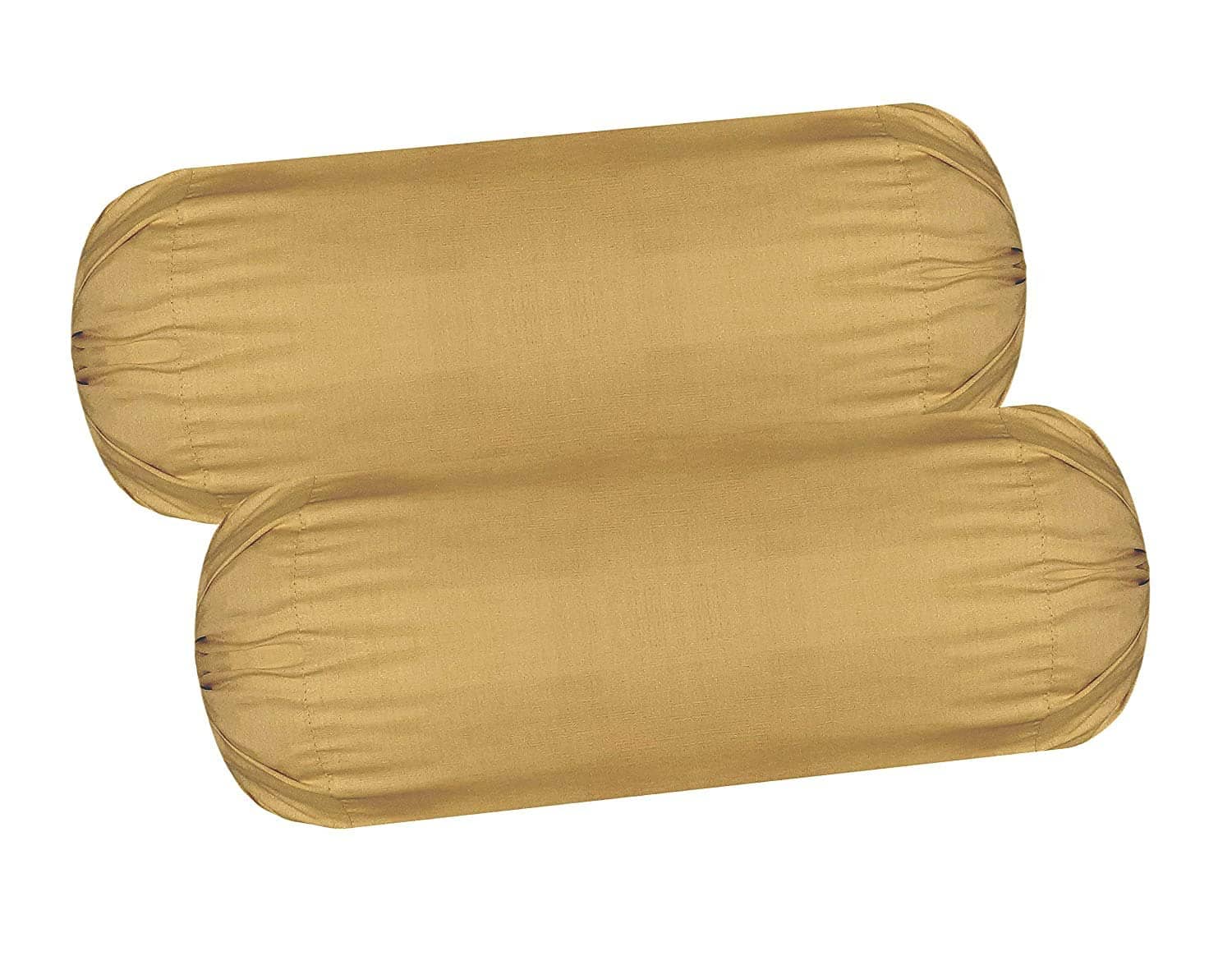 MAHALUXMI COLLECTION Set of 2 Poly Cotton Bolster Covers