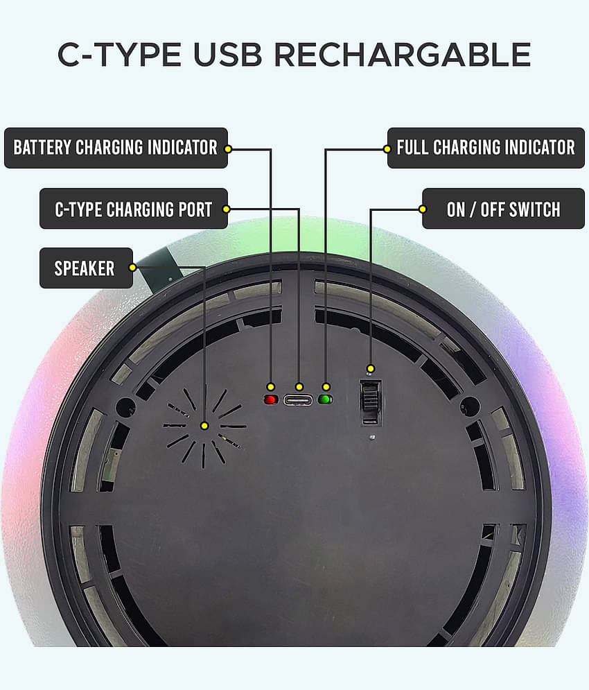 C-Type USB Rechargeable Battery Powered Hover Football Indoor Floating Hoverball Soccer Air Football Smart Best Gift for Kids (Green)