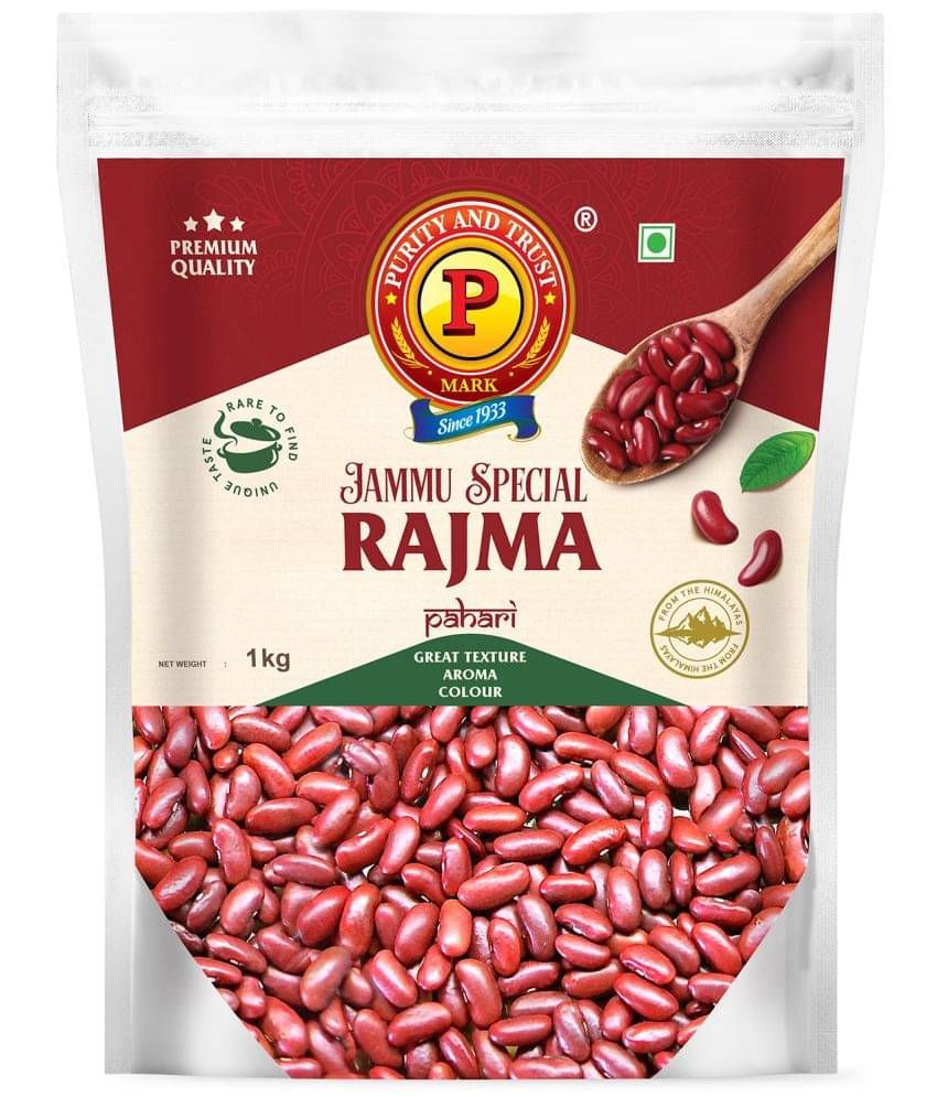 P Mark Jammu Rajma | Red Kidney Beans 500 gm P Mark Jammu Rajma | Red Kidney Beans 500 gm