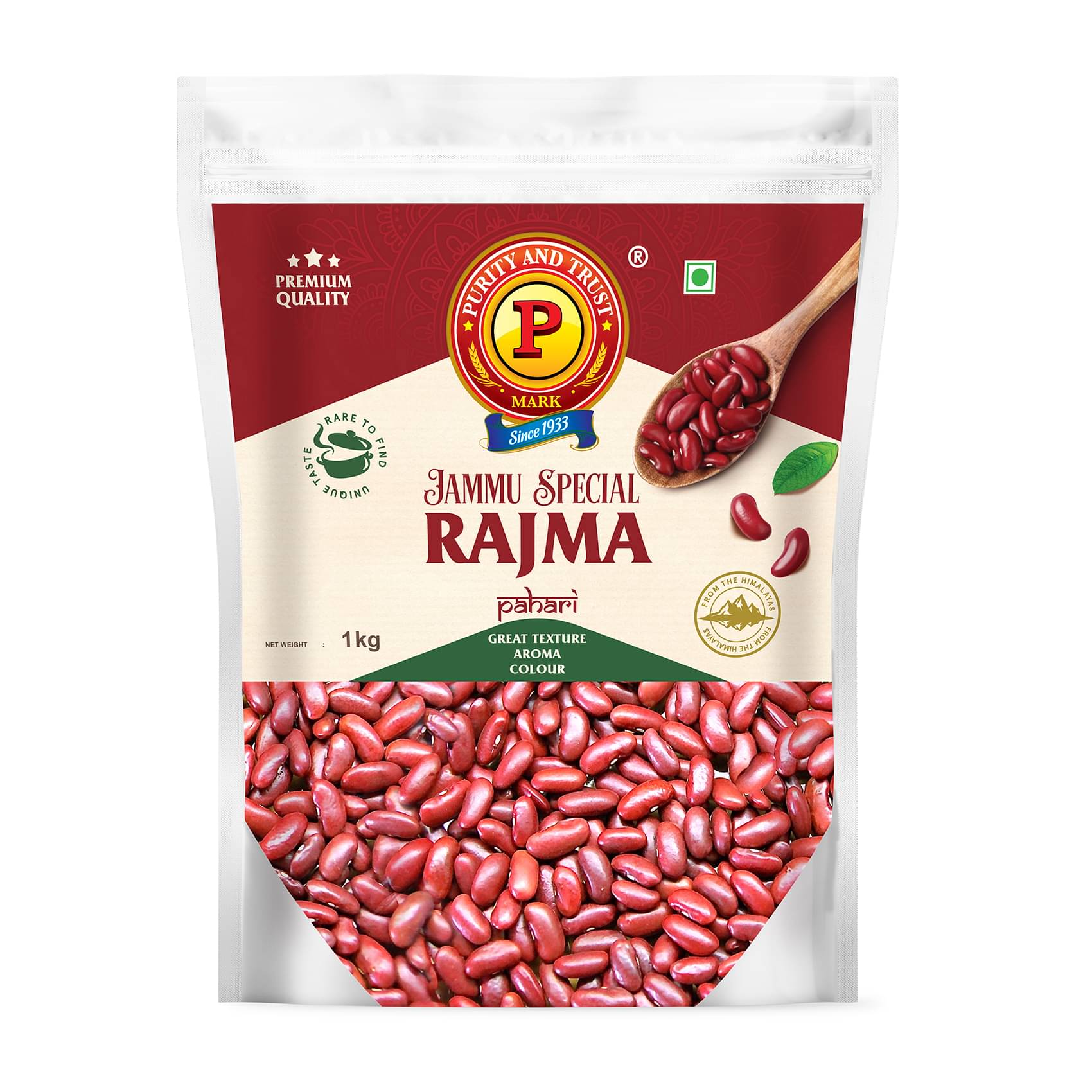     			P Mark Jammu Rajma | Red Kidney Beans 1 kg