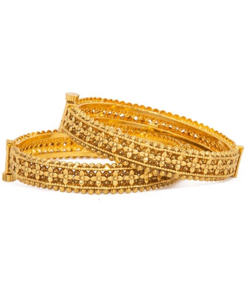     			Raddhi Jewels Gold Bangle ( Pack of 2 )