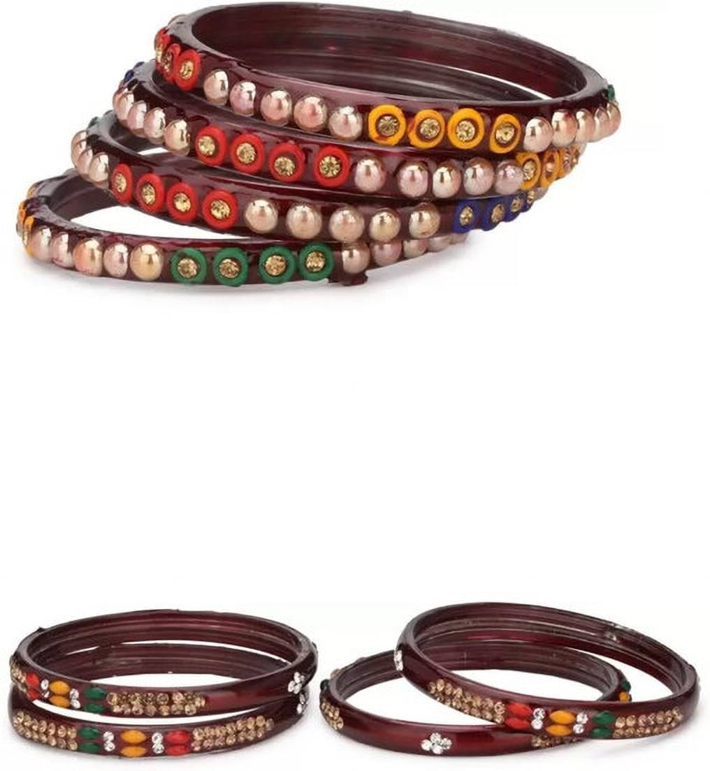 Somil Maroon Kada ( Pack of 8 )     			Somil Maroon Kada ( Pack of 8 )