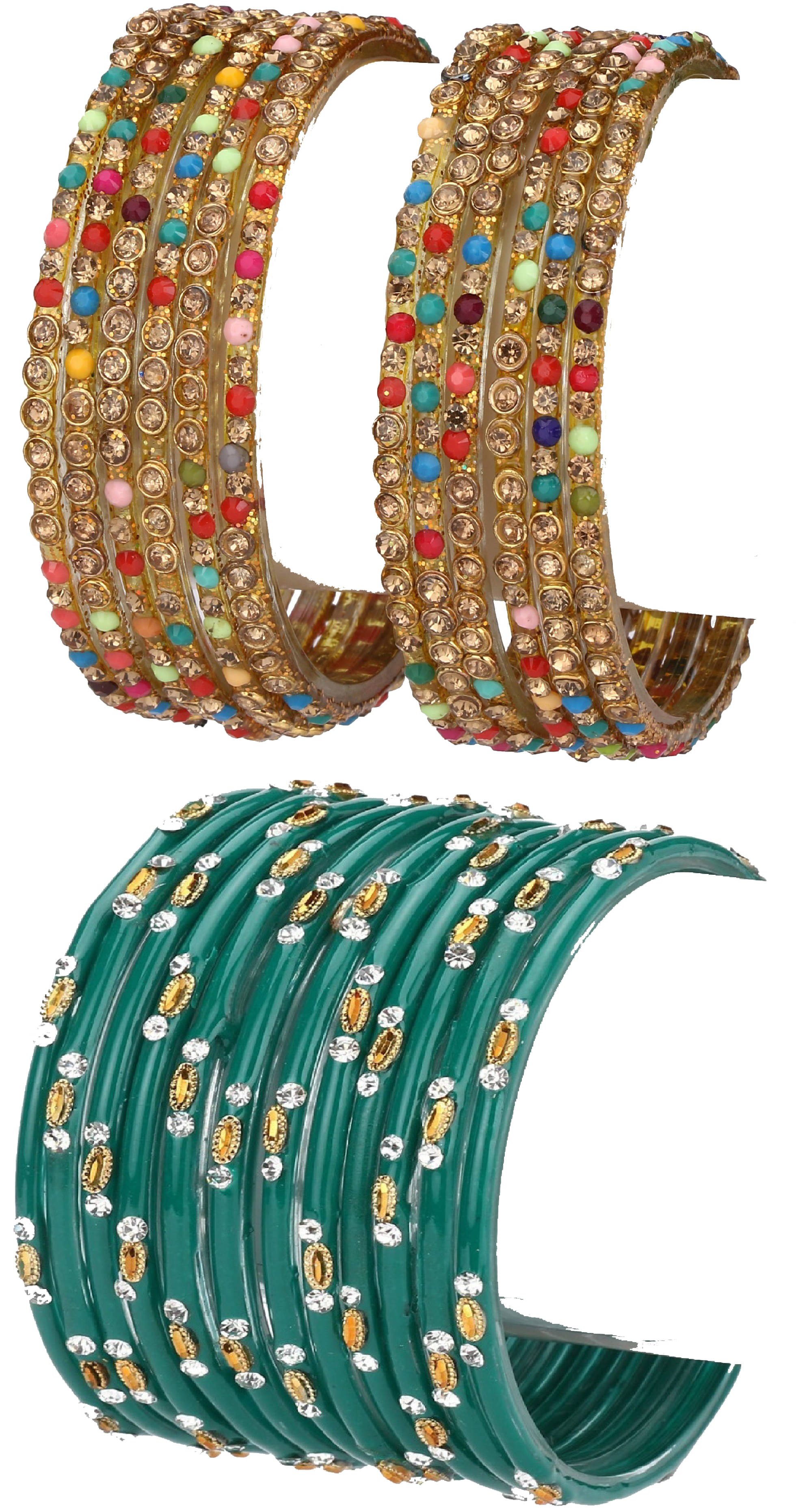 Somil Multicolor Bangle Set ( Pack of 24 ) Somil Multicolor Bangle Set ( Pack of 24 )