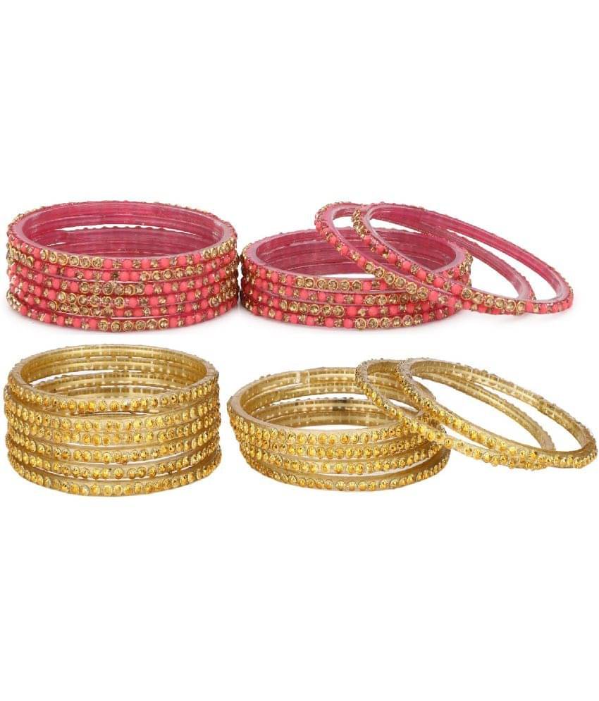 Somil Multicolor Bangle Set ( Pack of 24 ) Somil Multicolor Bangle Set ( Pack of 24 )