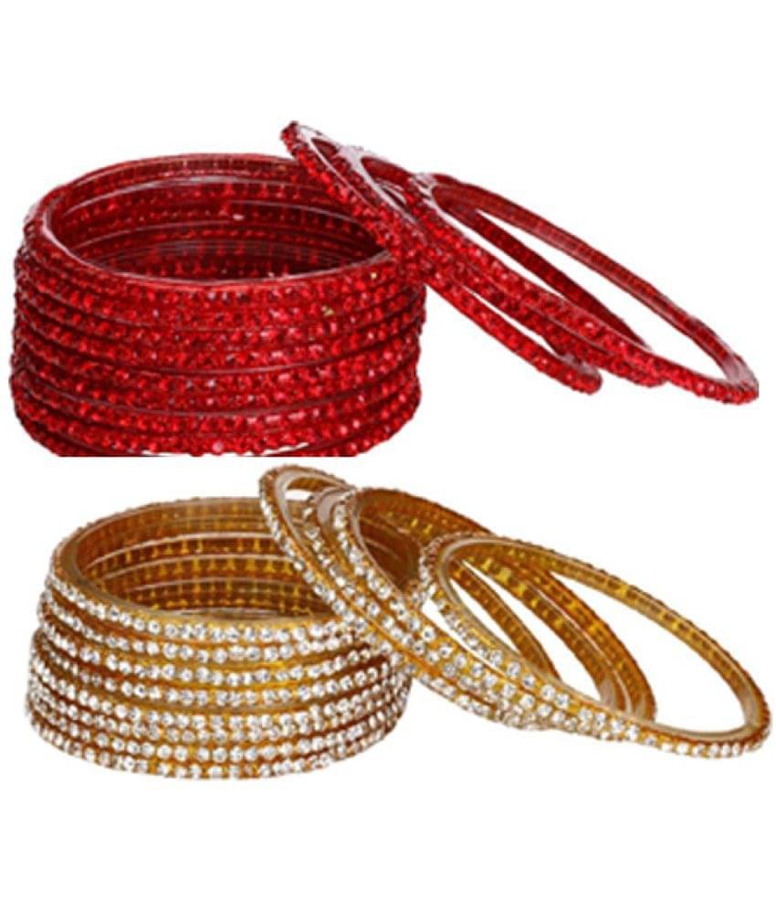     			Somil Multicolor Bangle Set ( Pack of 24 )