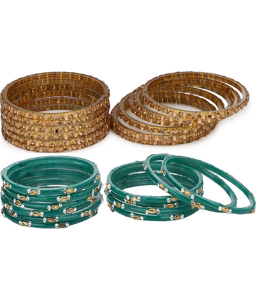 Somil Multicolor Bangle Set ( Pack of 24 ) - Bangles & Bracelets | Buy online on ZillyBuy