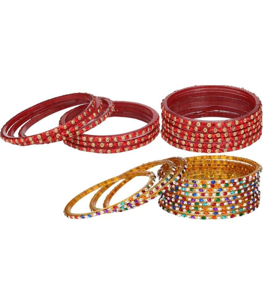 Somil Multicolor Bangle Set ( Pack of 24 ) Somil Multicolor Bangle Set ( Pack of 24 )