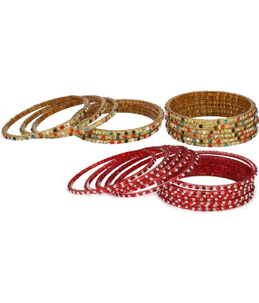 Somil Multicolor Bangle Set ( Pack of 24 ) Somil Multicolor Bangle Set ( Pack of 24 )