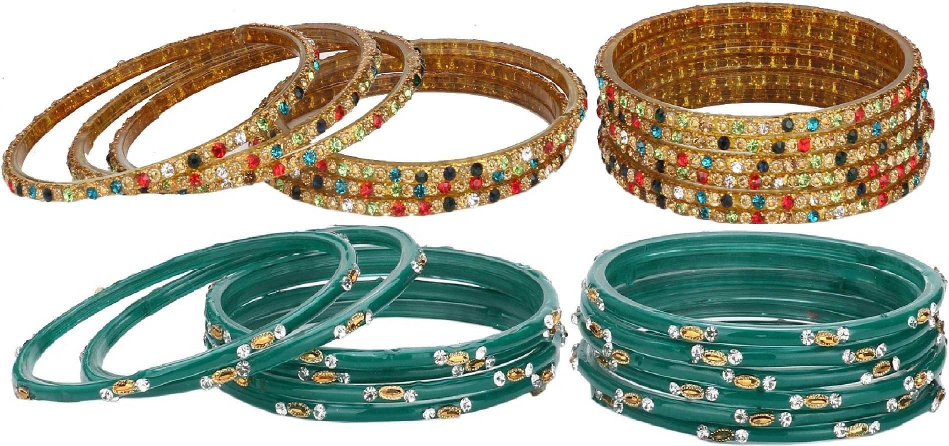 Somil Multicolor Bangle Set ( Pack of 24 ) Somil Multicolor Bangle Set ( Pack of 24 )