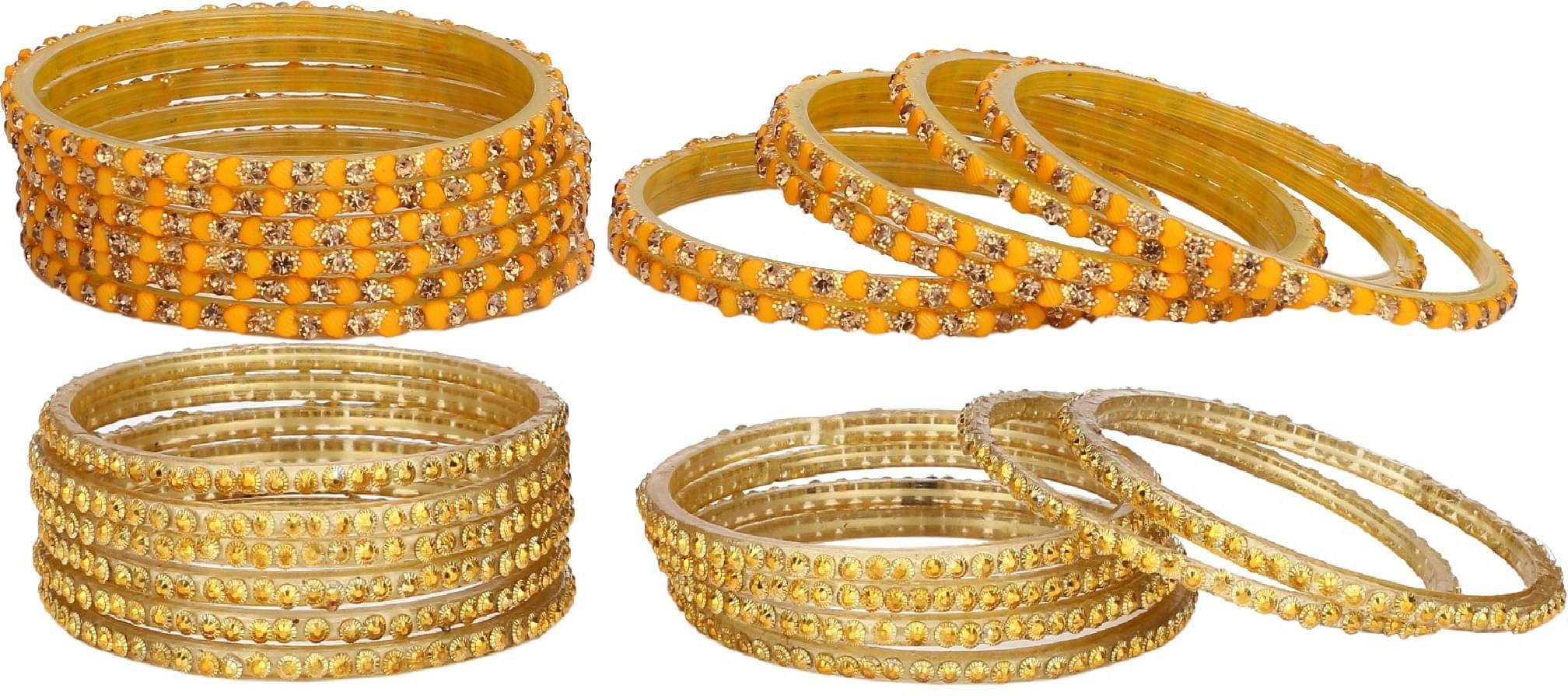     			Somil Multicolor Bangle Set ( Pack of 24 )