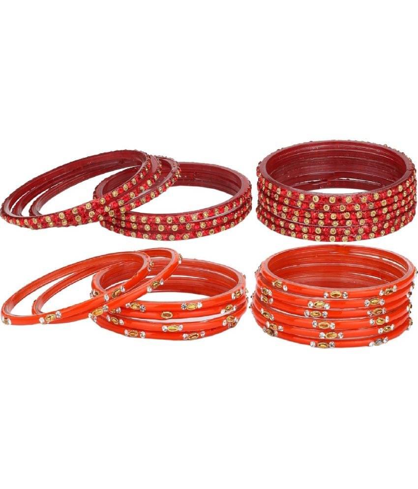     			Somil Multicolor Bangle Set ( Pack of 24 )