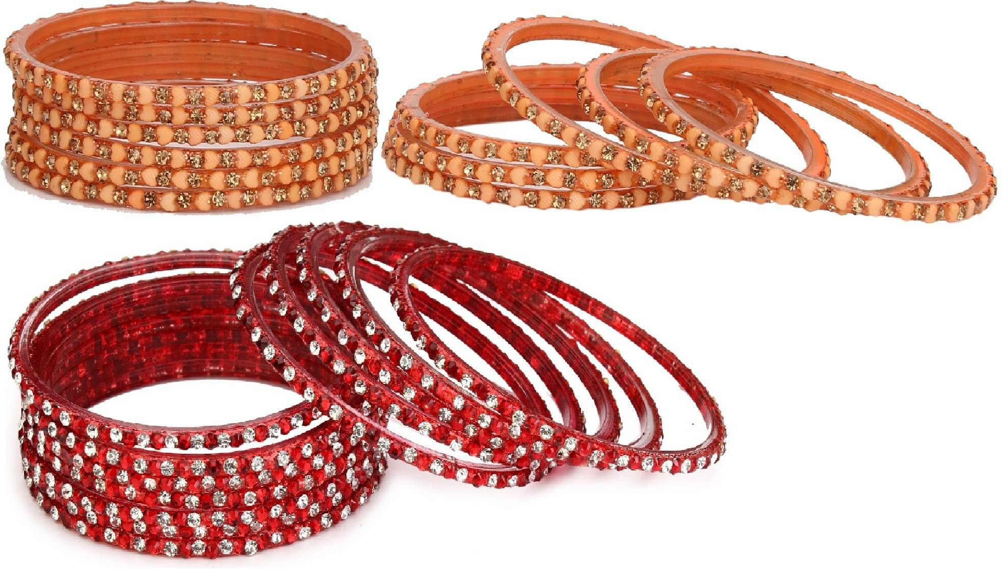     			Somil Multicolor Bangle Set ( Pack of 24 )