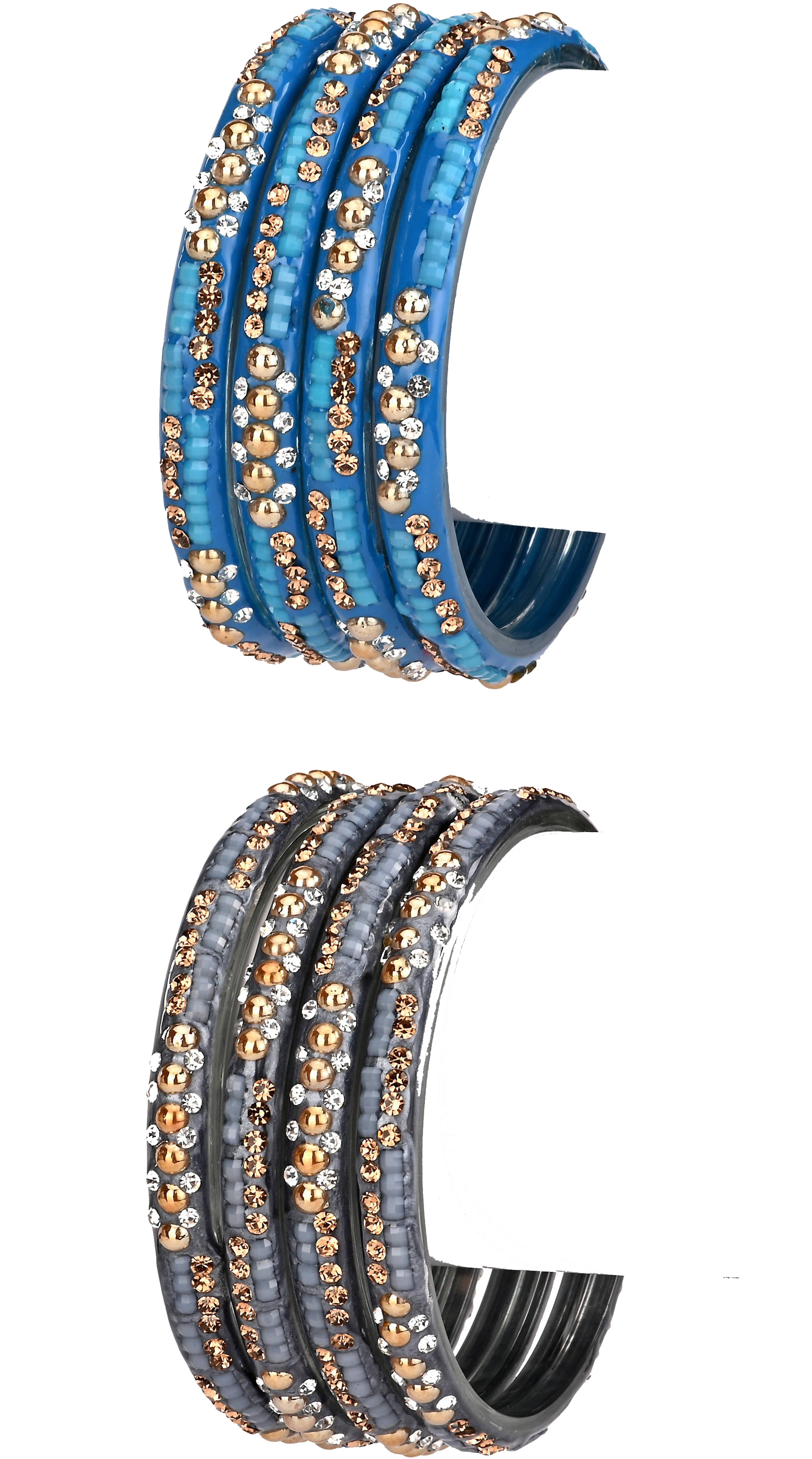     			Somil Multicolor Bangle Set ( Pack of 8 )