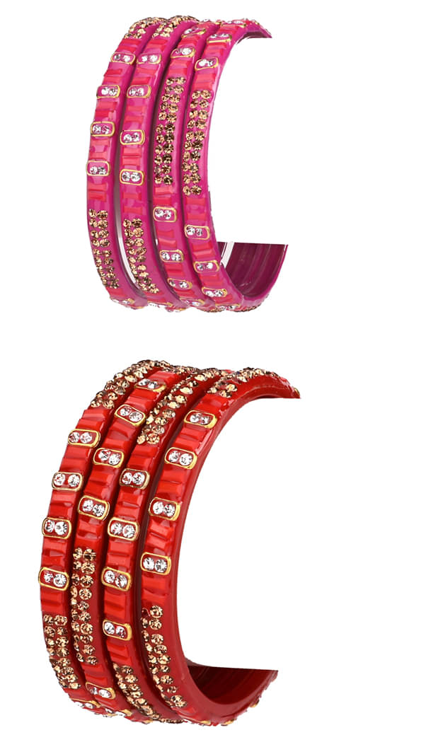 Somil Multicolor Bangle Set ( Pack of 8 ) Somil Multicolor Bangle Set ( Pack of 8 )