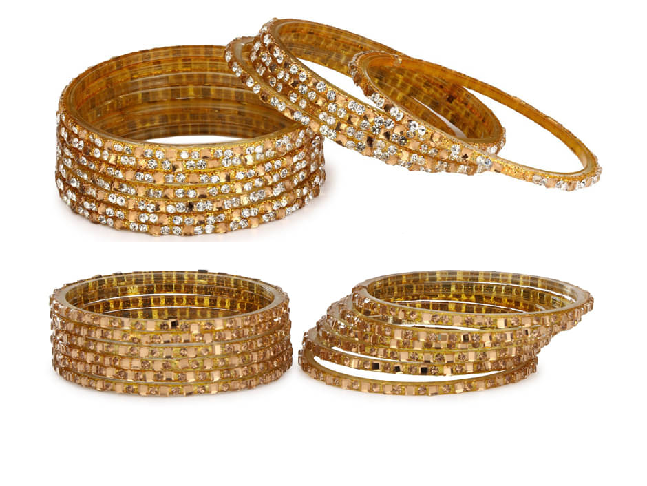     			Somil Multicolor Bangle Set ( Pack of 24 )