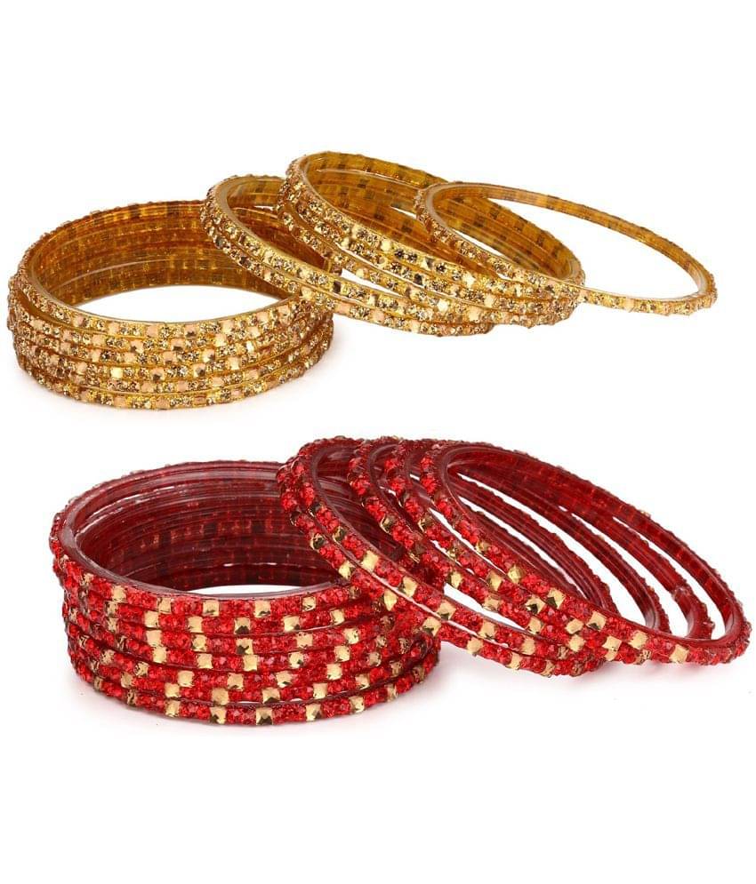     			Somil Multicolor Bangle Set ( Pack of 24 )