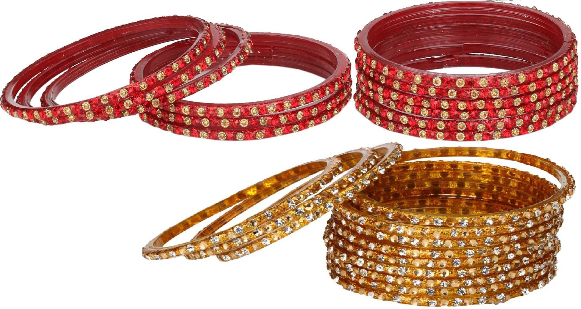     			Somil Multicolor Bangle Set ( Pack of 24 )