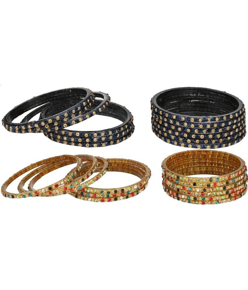     			Somil Multicolor Bangle Set ( Pack of 24 )