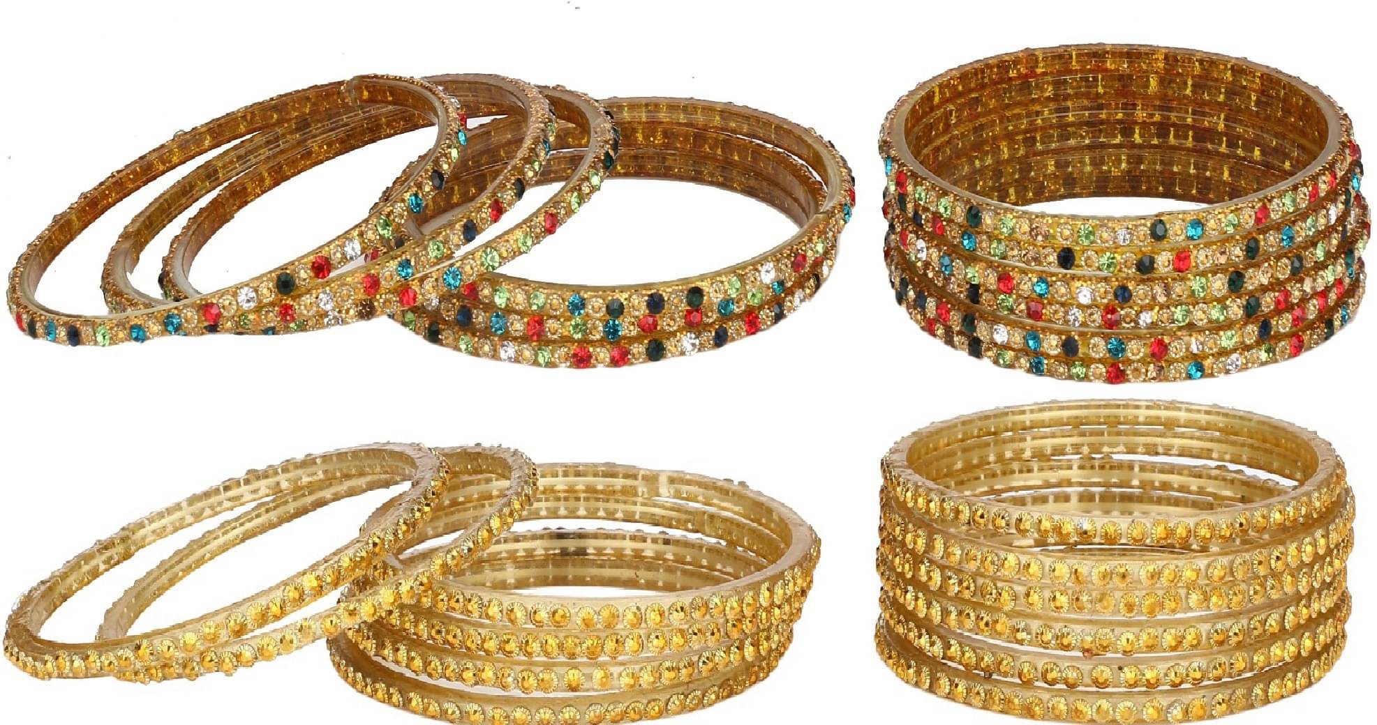 Somil Multicolor Bangle Set ( Pack of 24 ) Somil Multicolor Bangle Set ( Pack of 24 )