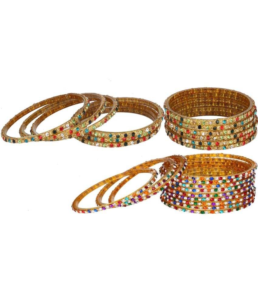 Somil Multicolor Bangle Set ( Pack of 24 ) Somil Multicolor Bangle Set ( Pack of 24 )