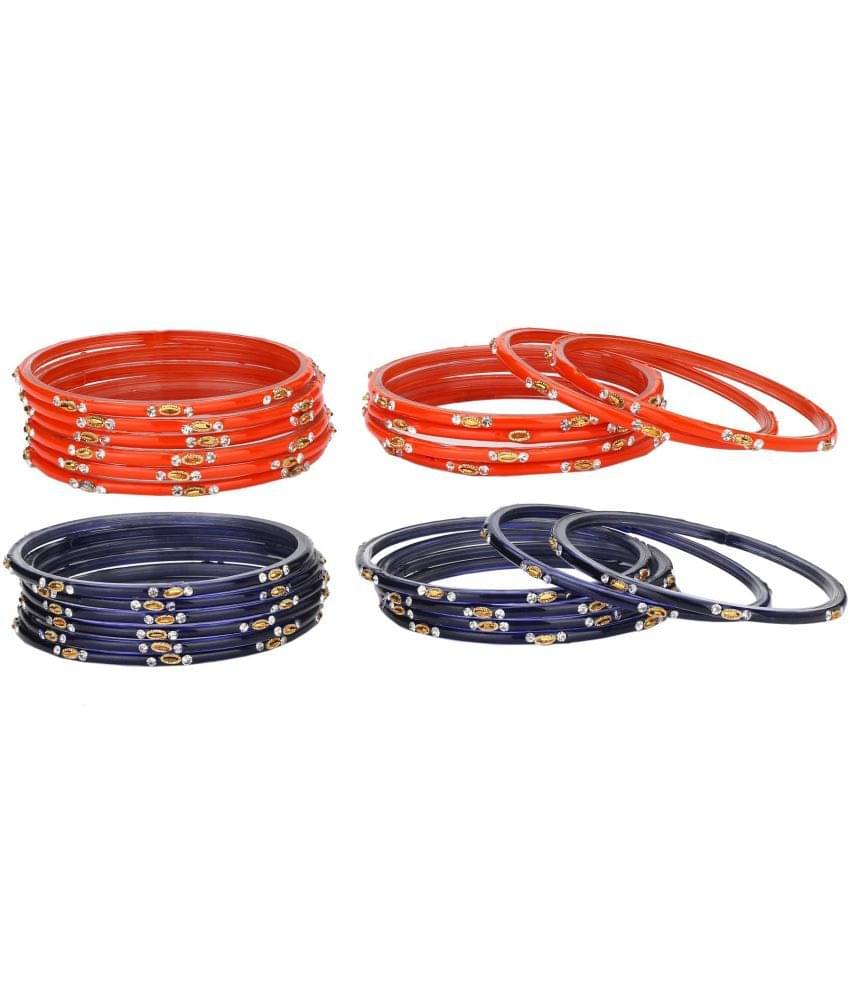 Somil Multicolor Bangle Set ( Pack of 24 ) Somil Multicolor Bangle Set ( Pack of 24 )